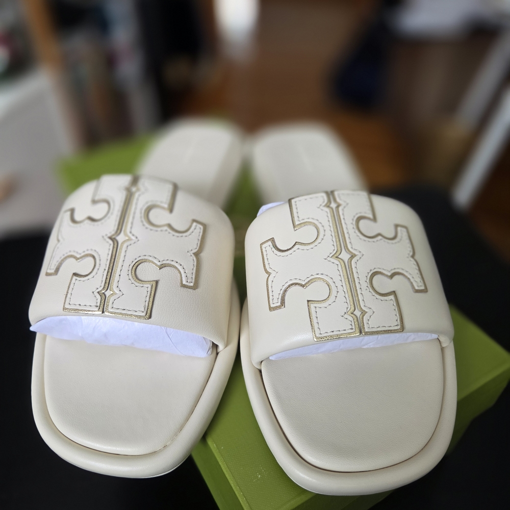 Tory Burch Double T Sport Slide